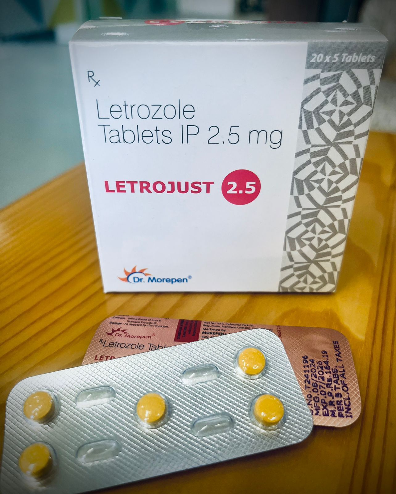 来曲唑(Letrozole)2.5Mg