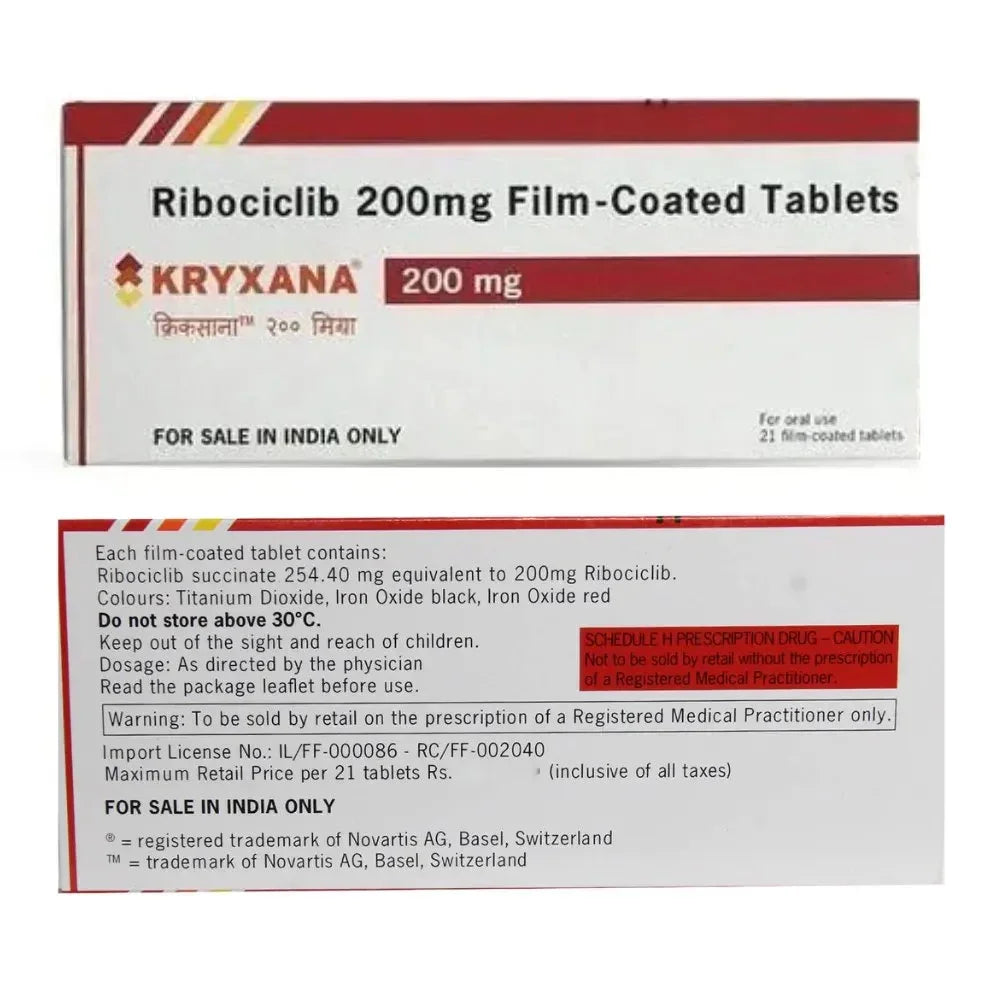 琥珀酸瑞波西利片 Ribociclib凯丽隆