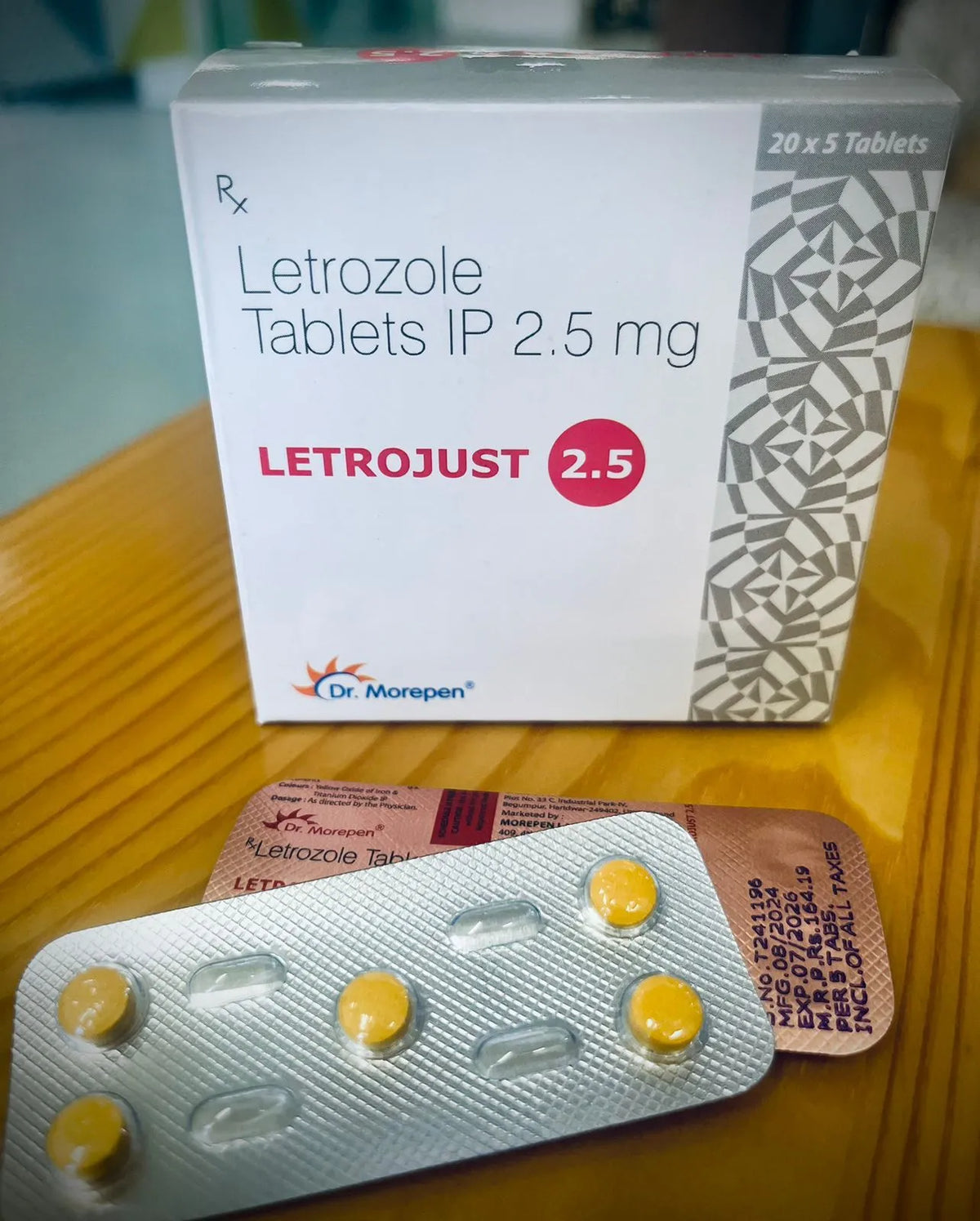 來曲唑（Letrozole）2.5Mg