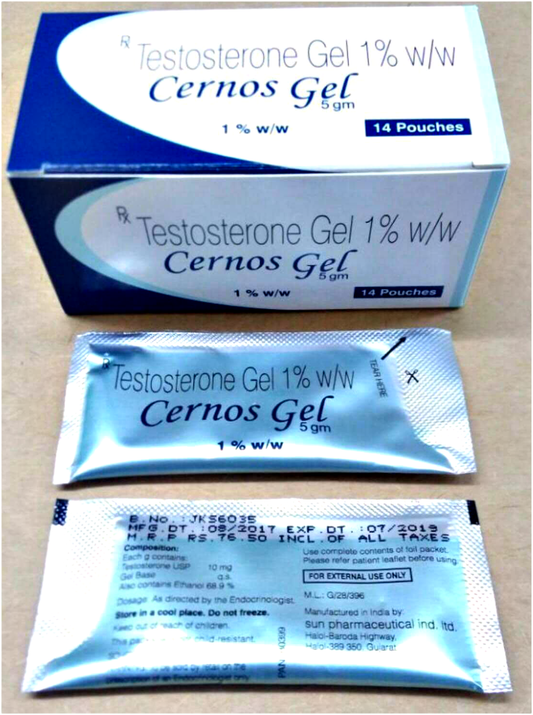 Cernos Gel Testosterone Gel睾酮凝胶 - Care and More