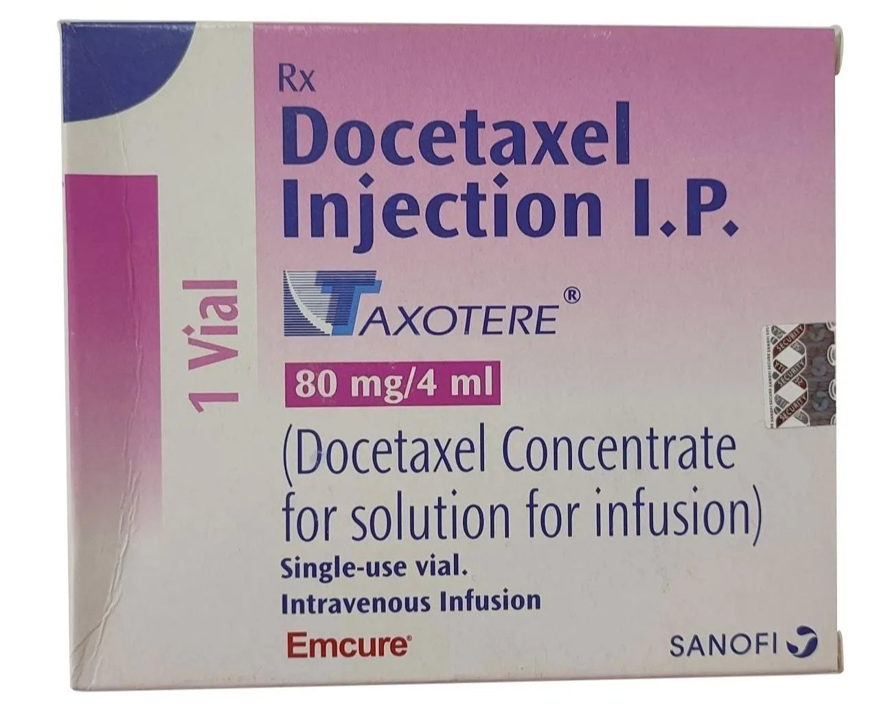 泰索帝Taxotere多西他赛注射液抗癌药赛诺菲原厂包装