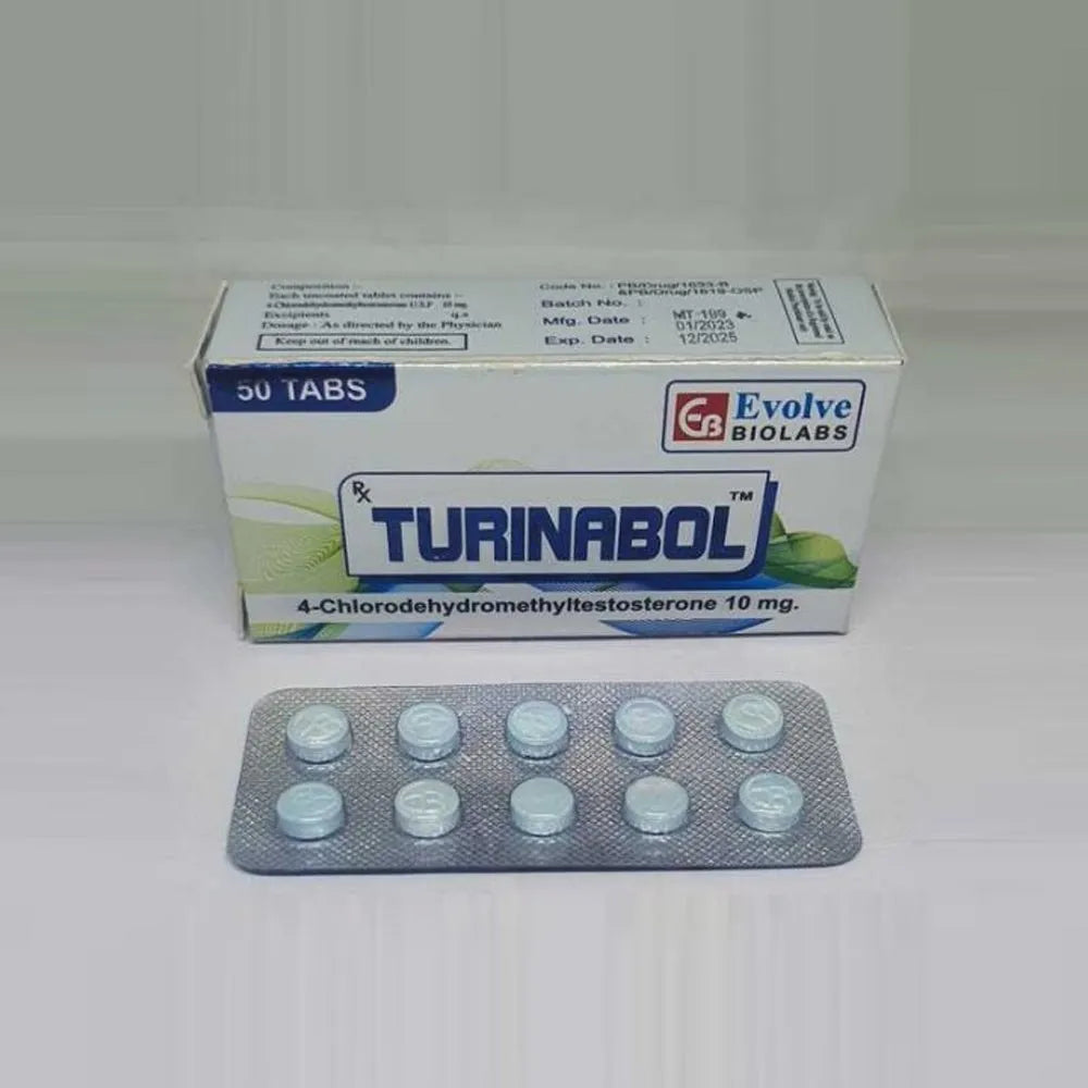特立补/Turinabol 10mg药片，特种药物包装及药板展示